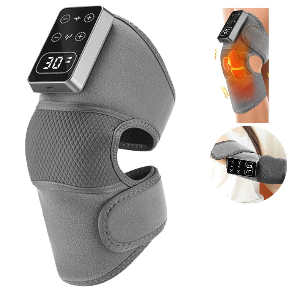 Beheizte Schulterstütze mit Vibration, LED-Anzeige, wiederaufladbar, für Schultern und Gelenke 13