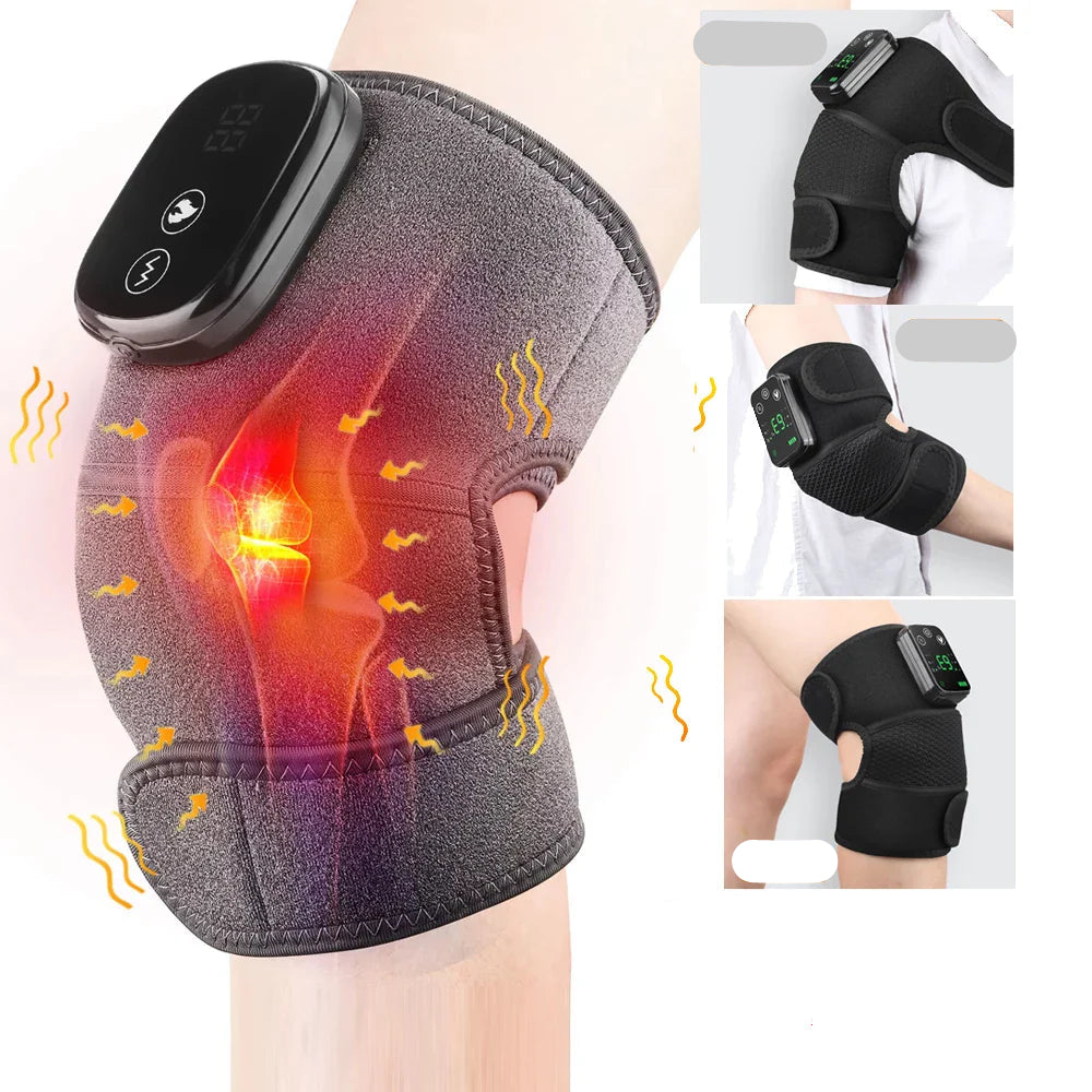 Beheizte Schulterstütze mit Vibration, LED-Anzeige, wiederaufladbar, für Schultern und Gelenke 8