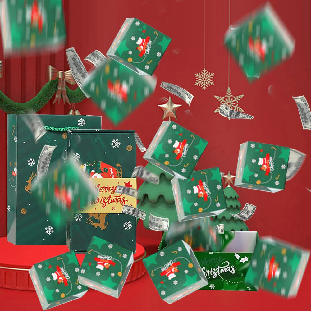 Creatieve DIY kerstverrassingsdoos set met pop-up functie 2