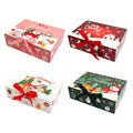Grote Kerstcadeaudozen met Deksels - Set van 12 in Rood, Groen, Roze en Wit 5