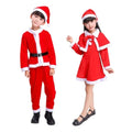 Kerstkostuum voor Kinderen - Rood Cosplayset voor Jongens en Meisjes, Verschillende Maten 1