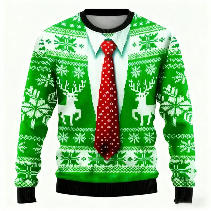 Kersttrui Dames en Heren met Uniek 3D Ontwerp - Foute Kersttrui voor Feestdagen 4