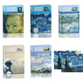 Minipuzzel 1000 stukjes Van Gogh Sterrennacht voor volwassenen, milieuvriendelijk papier 0