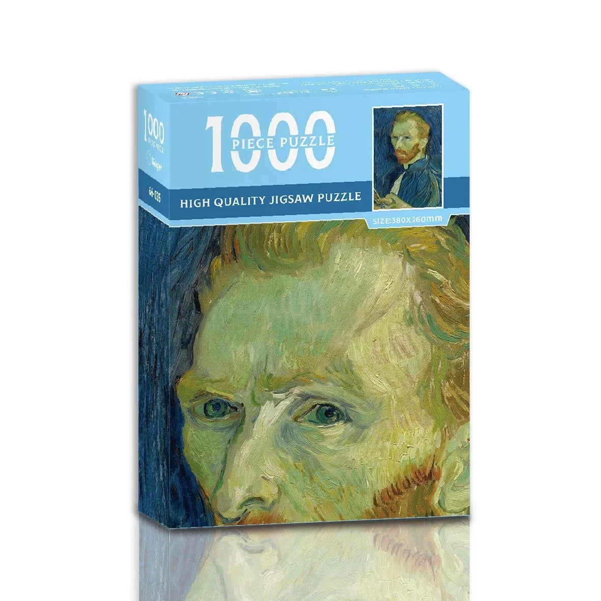 Minipuzzel 1000 stukjes Van Gogh Sterrennacht voor volwassenen, milieuvriendelijk papier 6