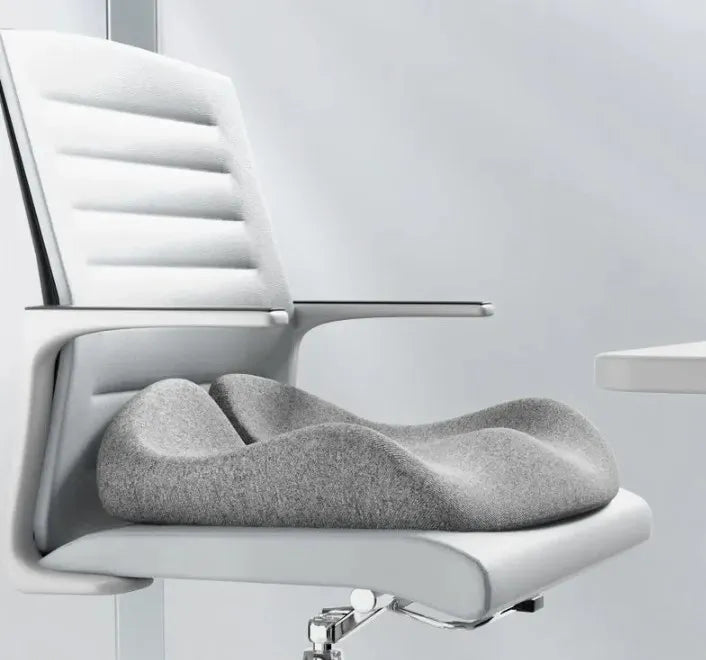 Orthopädisches Sitzkissen aus Memory-Schaum für Rückenschmerzen, 45x35cm, Schwarz 6