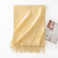 Pashmina Schal für Damen und Herren, weich, warm, 200x68 cm, vielseitig und elegant 14