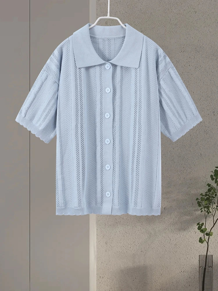 Stylowe Damskie Spodnie Garniturowe z Dzianiny, Letnie, Wygodne w Pasie 4