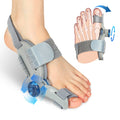 Unisex-Bunion-Schiene zur schmerzfreien Zehenkorrektur, verstellbar, grau 1