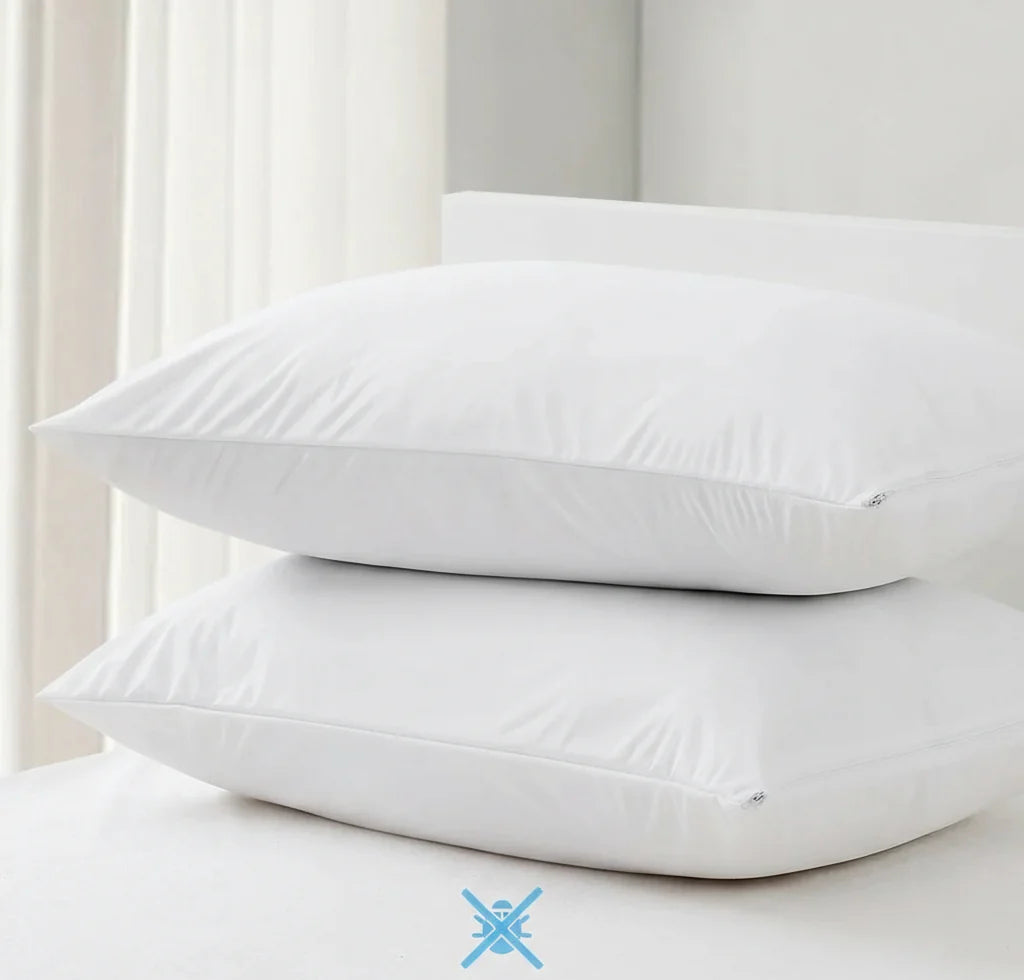 Wasserdichter Kissenbezug für Allergiker, Anti-Milben, 50 x 70 cm, mit Reißverschluss 3