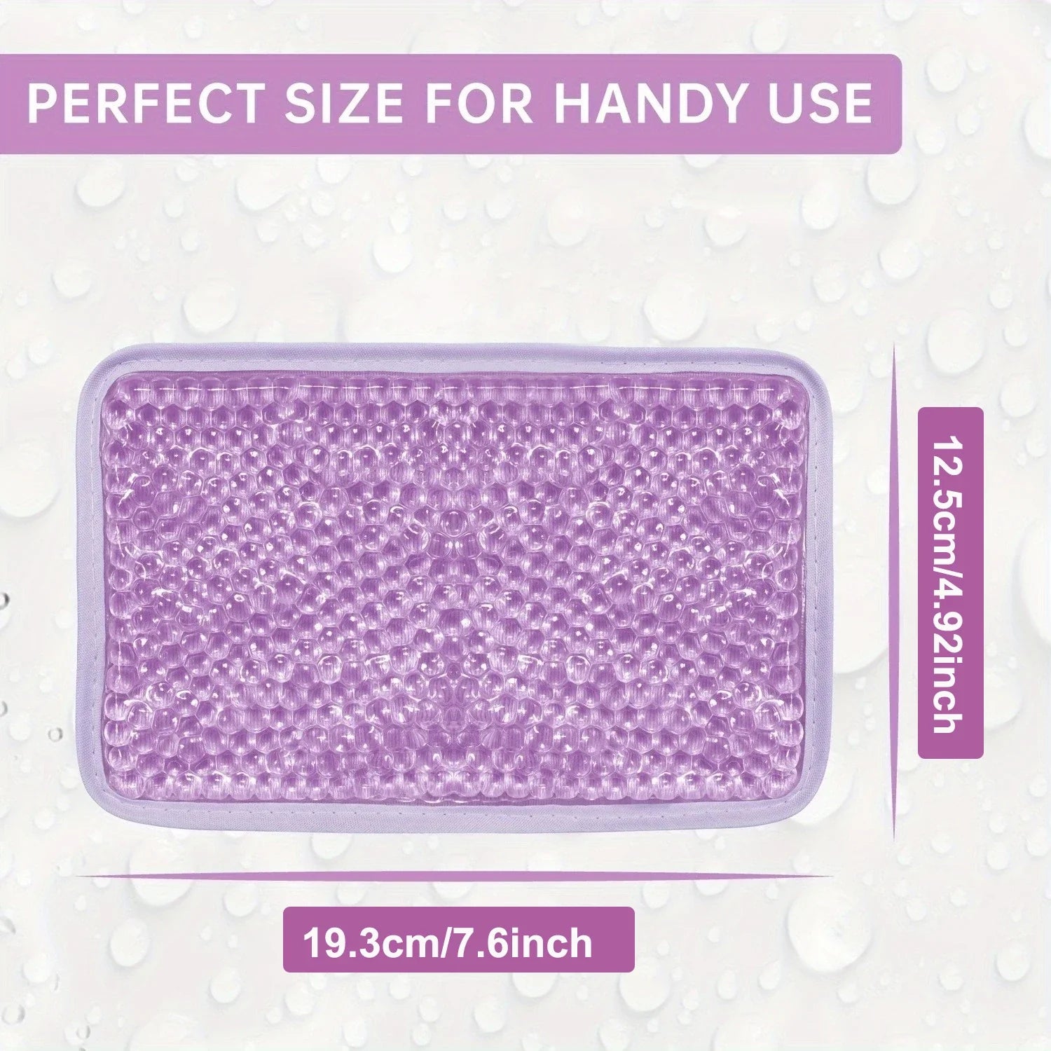 Wiederverwendbarer Gel-Eisbeutel für Wärme- und Kältetherapie, 19,5 x 12 cm 3