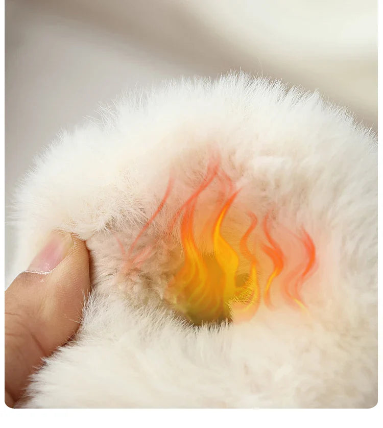 Zwarte Winter Kinderlaarzen met Pluche Voering en Antislipzool voor Meisjes 1-8 Jaar 2